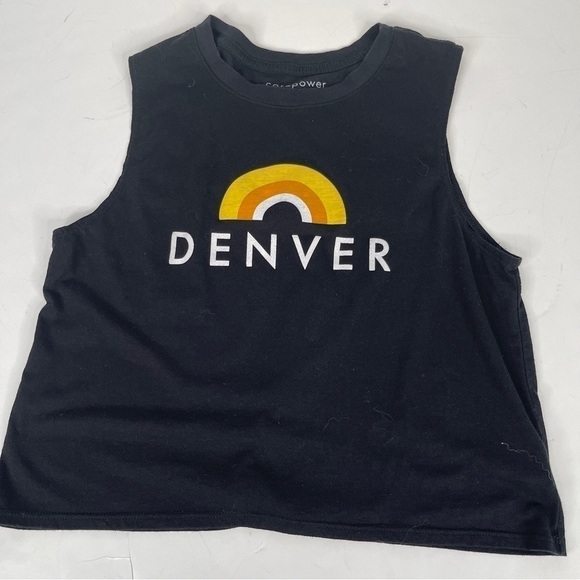 Corepower Yoga Denver Muscle T-Shirt Size Medium - Picture 2 of 7